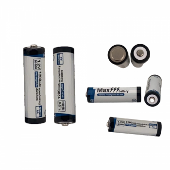 4 piezas de NI-MH bateria recargable de AA 1200MAH 1.2V